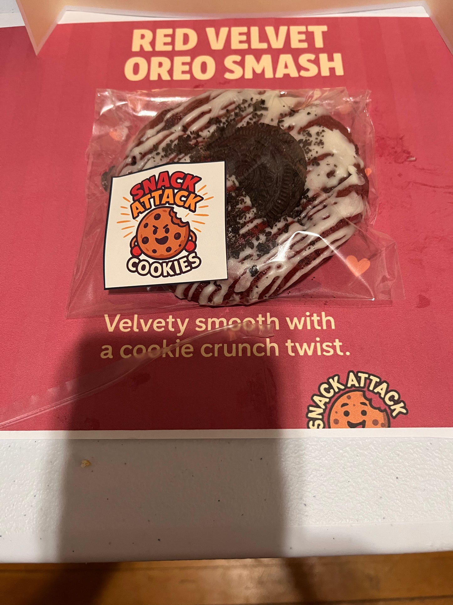 Red Velvet Oreo Smash