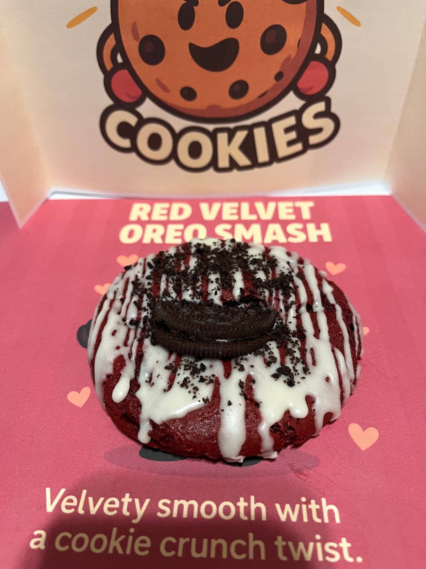 Red Velvet Oreo Smash